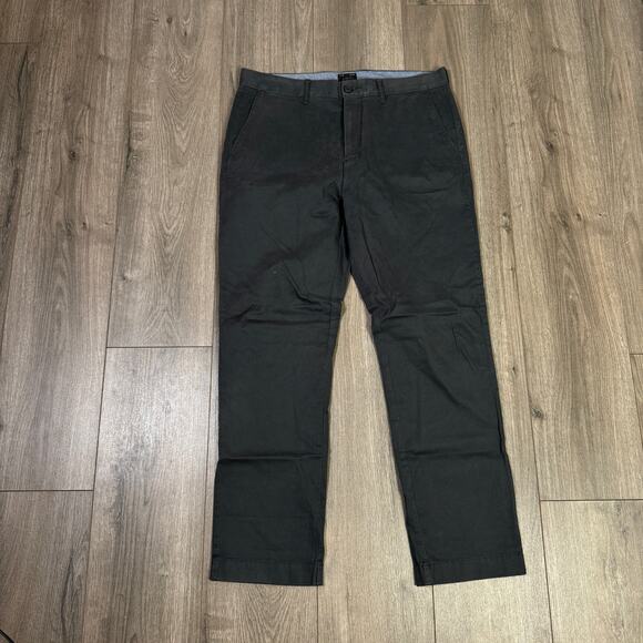 J.Crew 770 Straight-Fit Core Stretch Chino Pants Mens W32 L30 Gray AR886 Twill - Picture 2 of 7